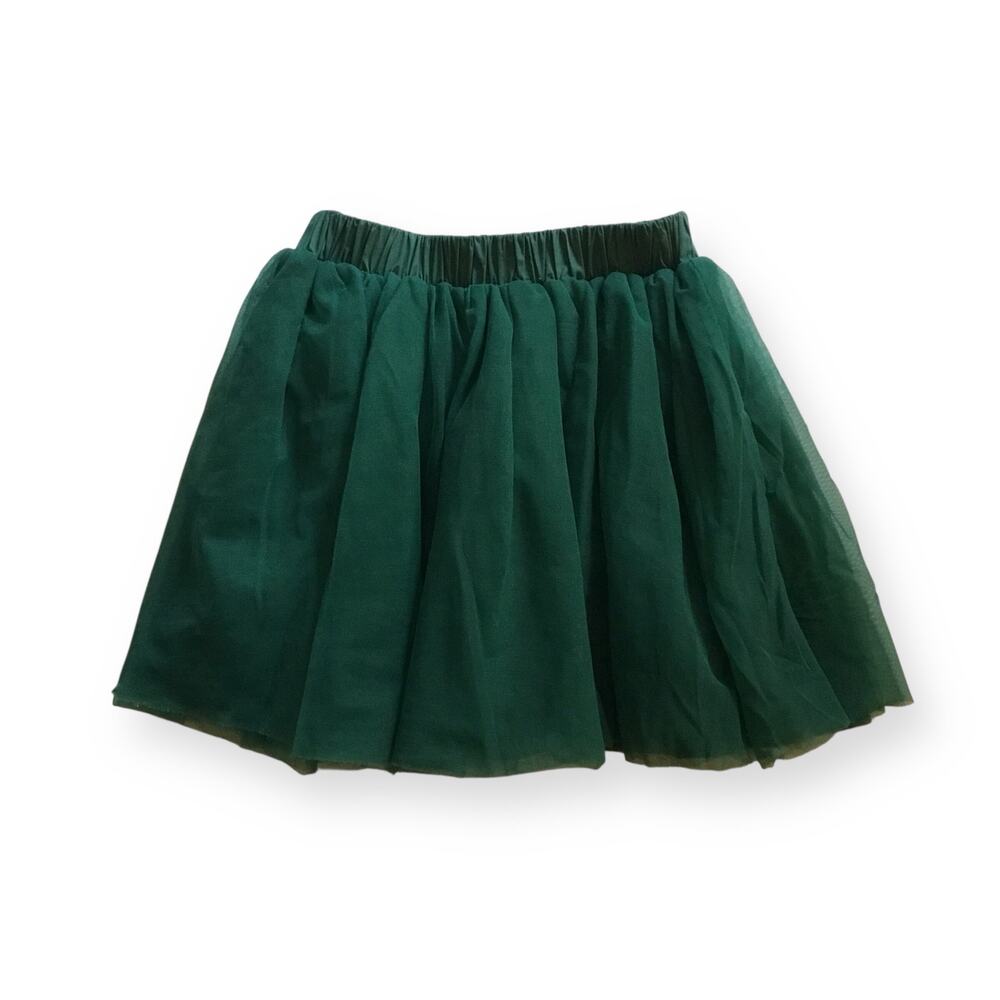 Hanna Andersson green tulle skirt